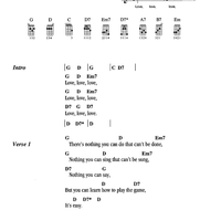 All You Need Is Love