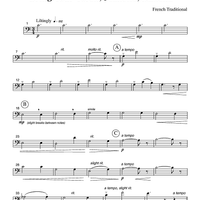 Bring Your Torch, Jeanette, Isabella - Part 3 Cello or Bassoon