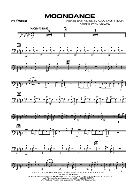 Moondance - Trombone 4