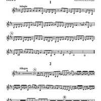 Selected Duets - From Handel’s Flute Sonatas - Horn in F 2