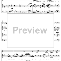 "Ach, ziehe die Seele", Aria, No. 3 from Cantata No. 96: "Herr Christ, der ein'ge Gottessohn" - Piano Score