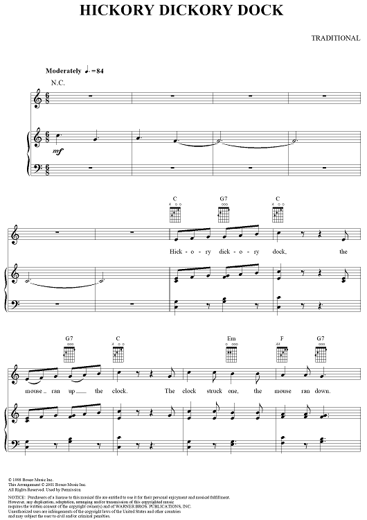 Hickory Dickory Dock