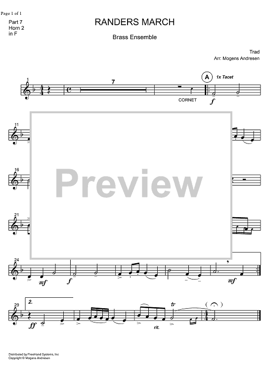 Randers March - Horn in F 2