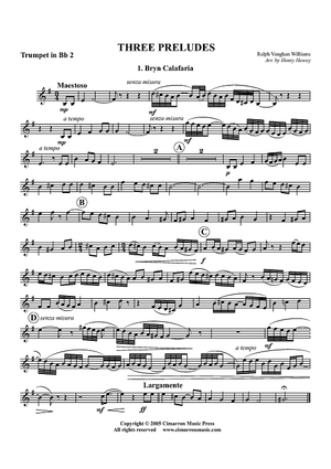 Three Preludes - Trumpet 2 in B-flat