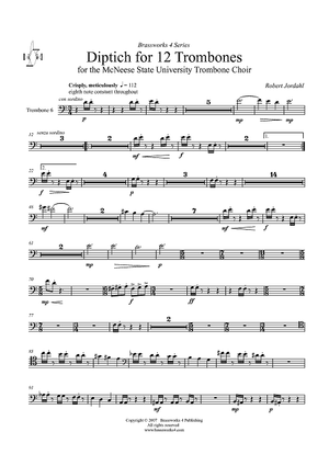 Diptich for Twelve Trombones - Trombone 6