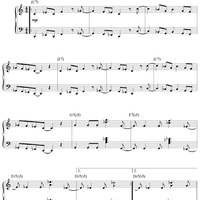 Here Comes McBride - Piano