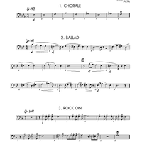 Warm-ups for Beginning Jazz Ensemble - Opt. Trombone 3