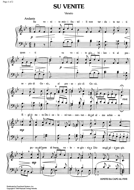Su venite (Veneto)