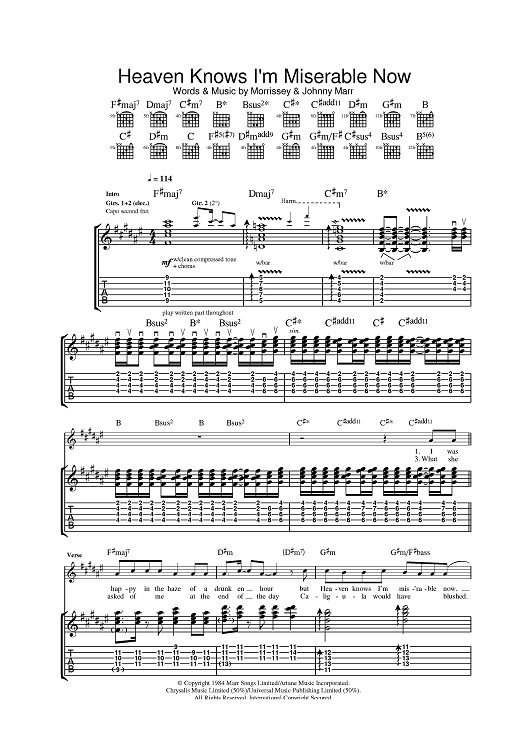 Heaven Knows I'm Miserable Now
