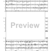 Quintet No. 1, Op. 5 - Score