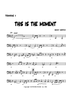 This Is The Moment - Trombone 4