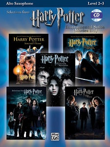 Harry Potter Instrumental Solos (Movies 1-5) Alto Sax