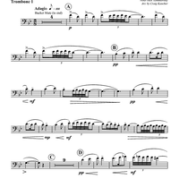 Suite from ''The Nutcracker''. Danse arabe - Trombone 1
