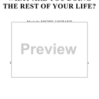 What Are You Doing the Rest of Your Life?