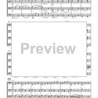 Italian Song for Cello Quartet - Score