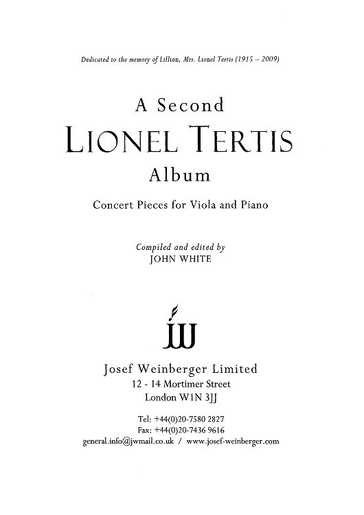 Notes and Contents - Bonus Material