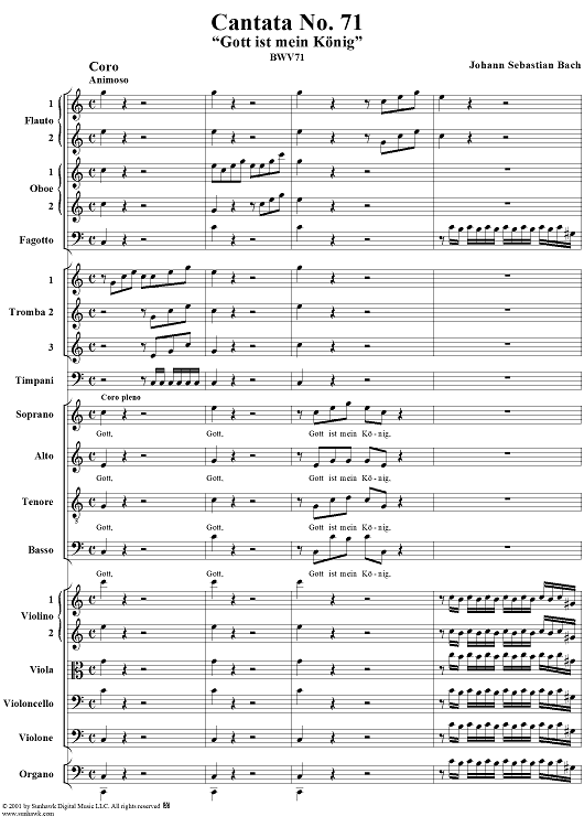 Cantata No. 71: Gott ist mein König, BWV71