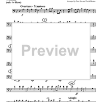Royal Fireworks Suite - Horn in F (plus optional part for Trombone)