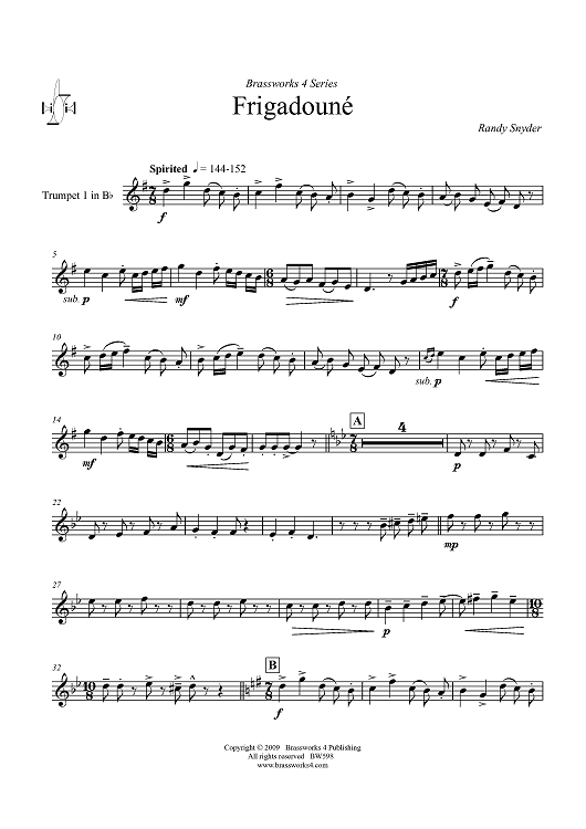 Frigadouné - Trumpet 1 in B-flat