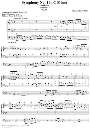Symphony No. 1 in C Minor, Op. 13: Movt. 1
