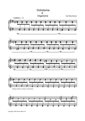 Dichotomie II - Organisme