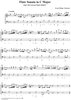 Sonata in C Major   - from "Der Getreue Music-Meister" - Score