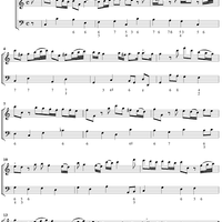 Sonata in C Major   - from "Der Getreue Music-Meister" - Score