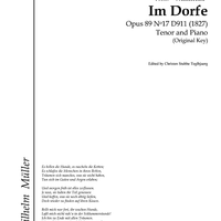 Im Dorfe Op.89 No.17 D911