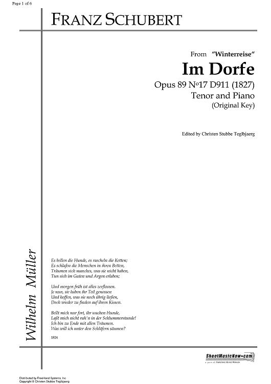 Im Dorfe Op.89 No.17 D911
