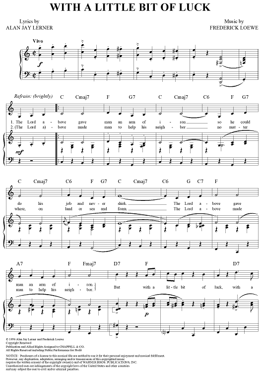 With a Little Bit of Luck