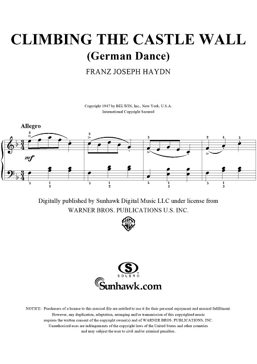 Climbing the Castle Wall (German Dance)