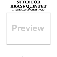 Suite for Brass Quintet - 3. Scherzo: “Zach Attack”