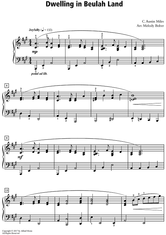 Dwelling in Beulah Land