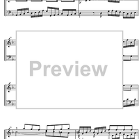 Suite  4 F Major BWV 809 - Score