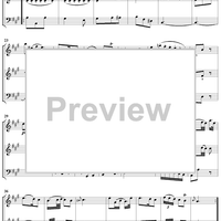 Trio in A Major Op. 3, No. 5 - Score