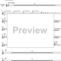 Le carnaval des animaux - Clarinet