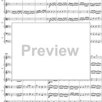 String Octet, Op. 20, Movement 4 - Score