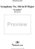 Symphony No. 104 in D major ("London")  movt. 3 - Hob1/104 - Full Score