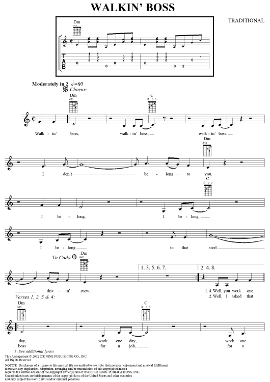 Walkin' Boss