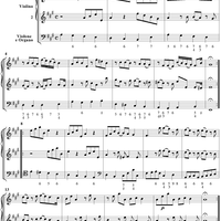 Trio Sonatain A Major  - Op. 4, No. 3 - Score