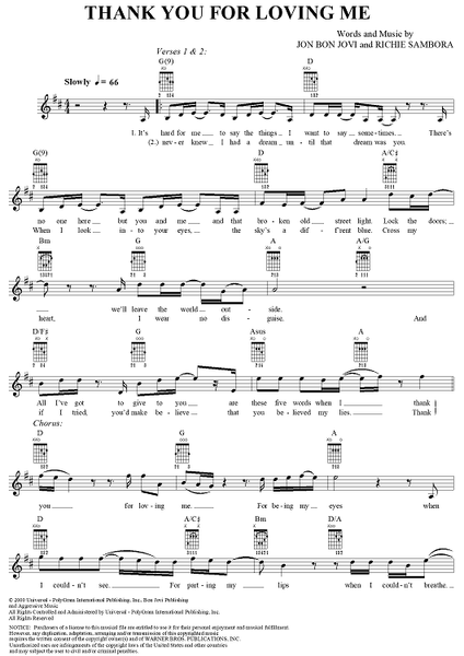 Thank You For Loving Me