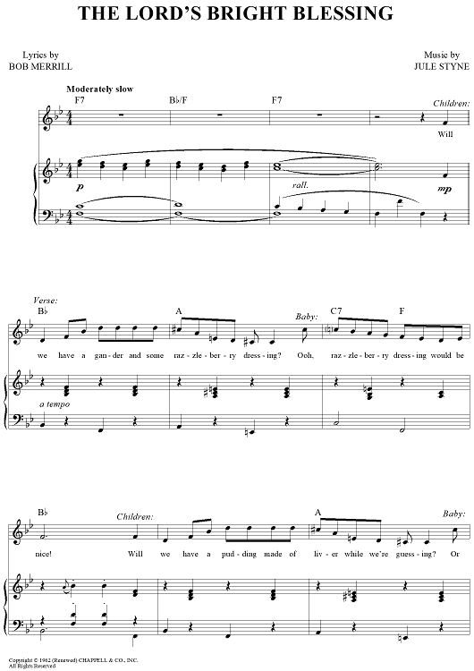 The Lord's Bright Blessing