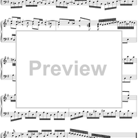 Prelude and Fughetta in E Minor  (BWV 900)