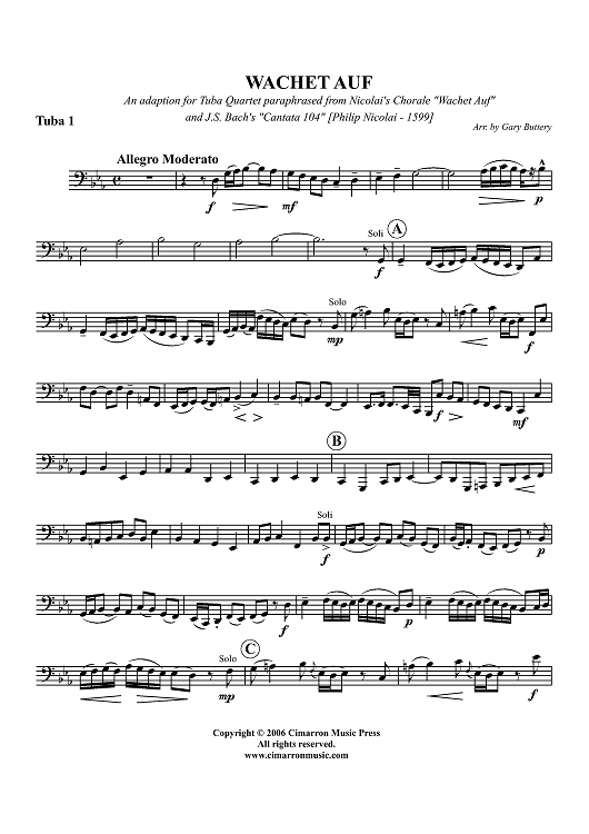 Wachet Auf - Tuba 1