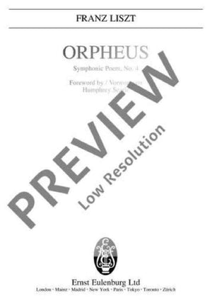 Orpheus in C major - Full Score