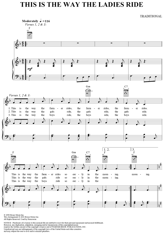 This Is the Way the Ladies Ride