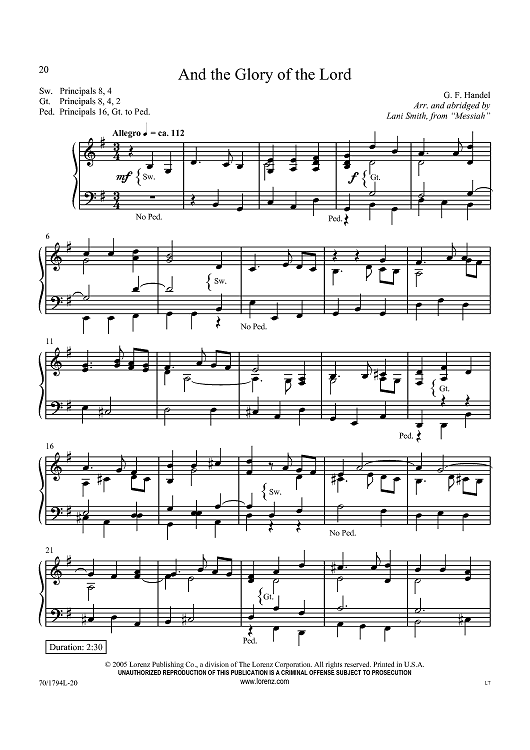 And the Glory of the Lord