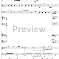 Piano Quintet in B-flat Major, Movement 3 - Piano Score