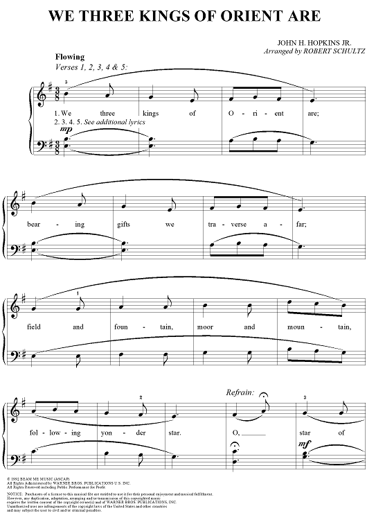 We Three Kings of Orient Are