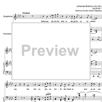 Schön war, das ich dir weihte Op.95 No. 7